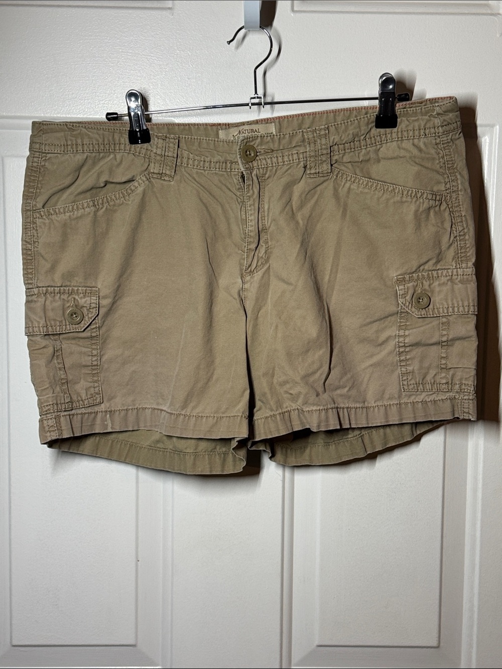 Natural Reflections Women's Cargo Shorts — Khaki/Tan